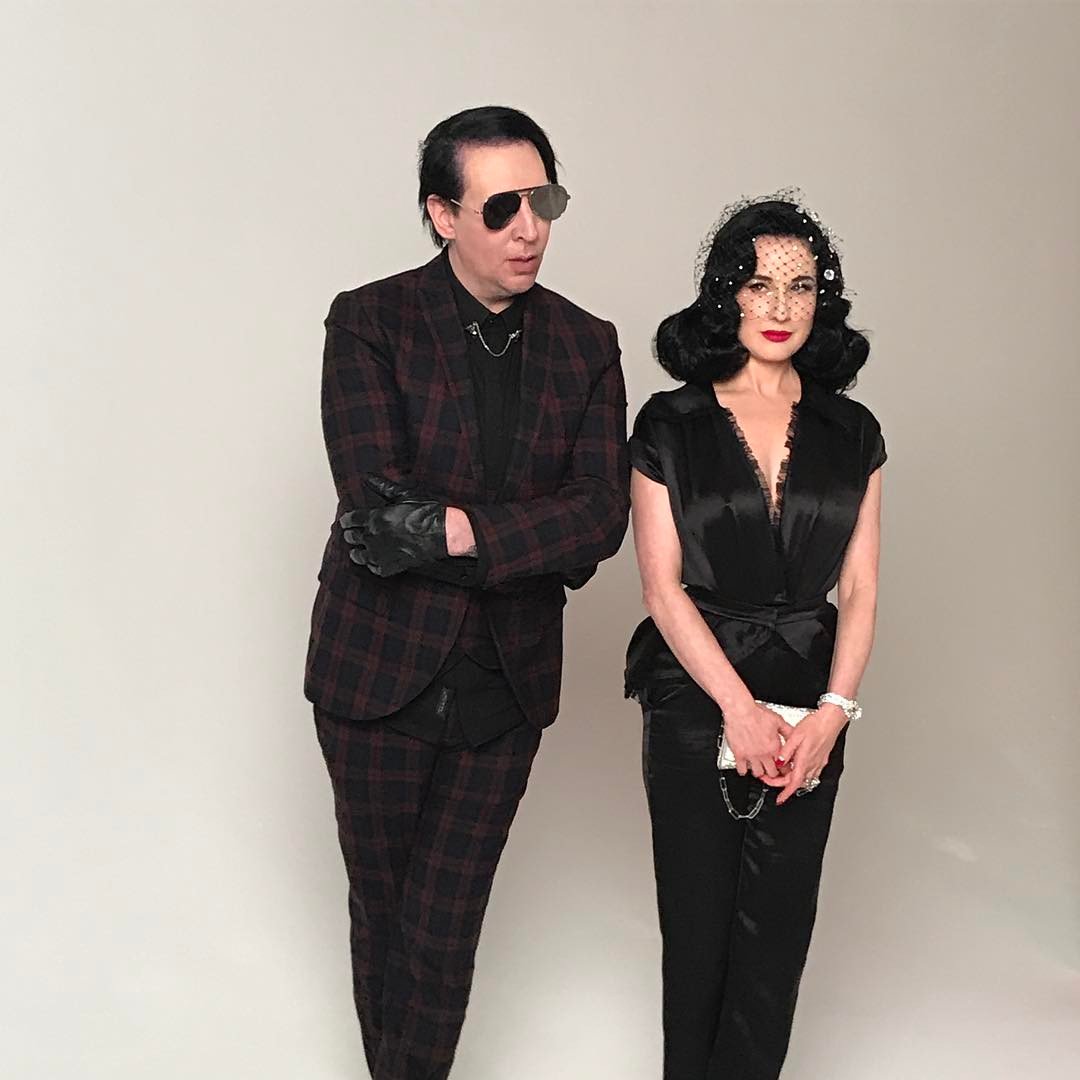 Marilyn Manson | Manson Source on X: "Marilyn Manson and Dita von Teese  attend Panthere De Cartier Party on May 5, 2017 in Los Angeles, California.  @MarilynManson @DitavoTeese https://t.co/ek3lJ0Bu9h" / X