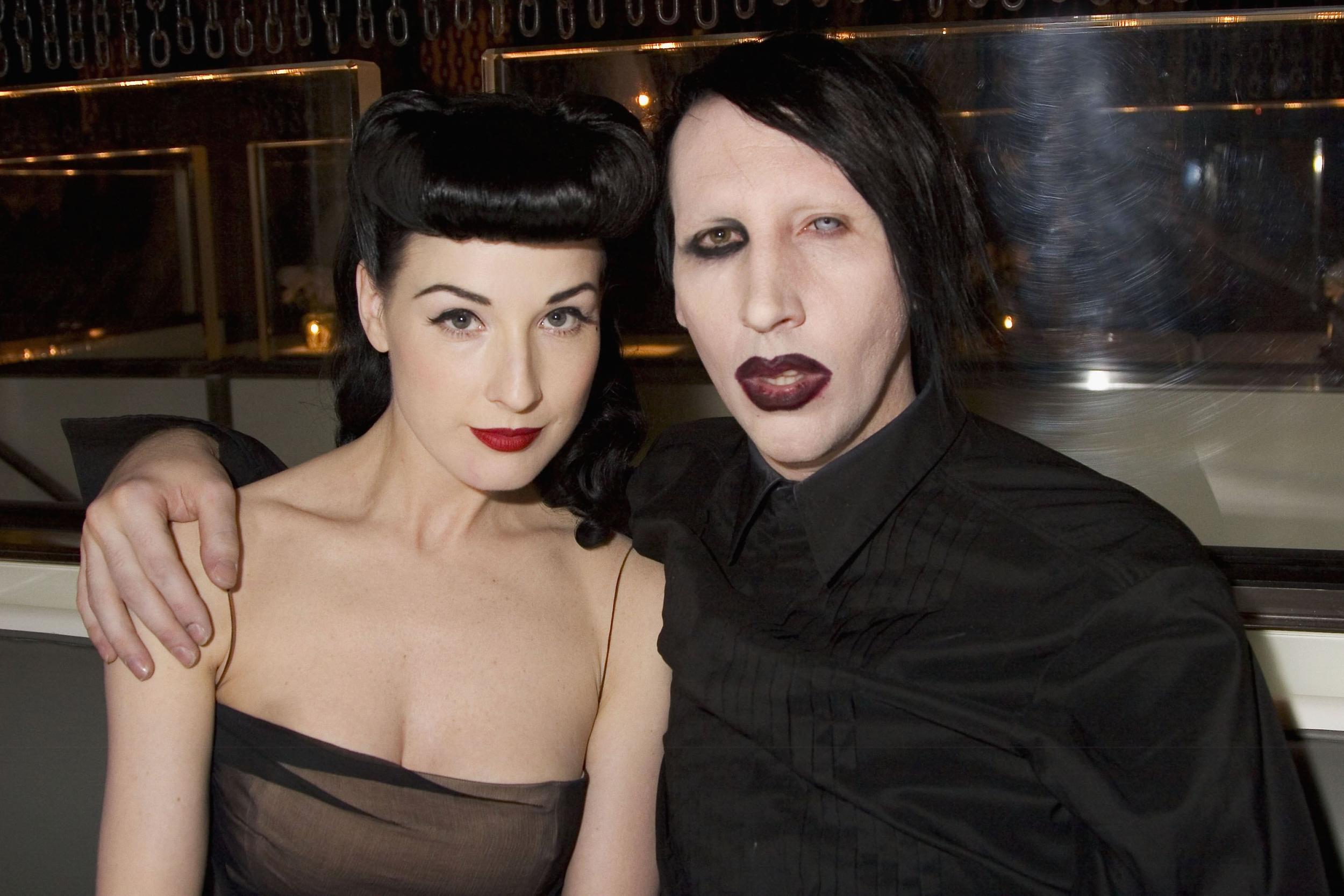 Dita Von Teese on remaining friends with Marilyn Manson: 'He encouraged all of my eccentricities' | The Independent | The Independent
