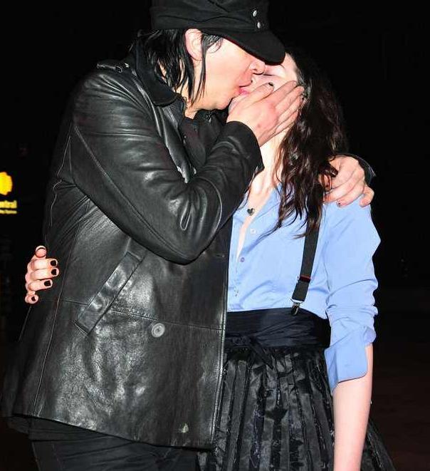 Marilyn Manson and Stoya. – @ophelia-violetta on Tumblr